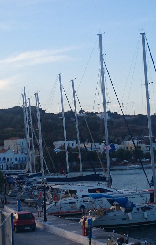 Paloi port and harbor Nisyros
