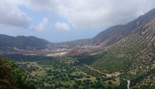 Volcano valley of Nisyros